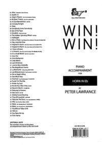 WIN! WIN! for Horn in Eb Piano Accompaniment published by Brasswind