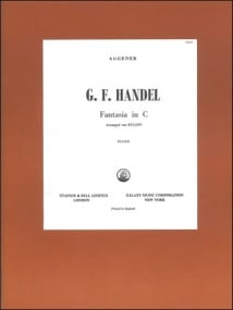 Handel: Fantasia in C for Piano published by Stainer & Bell