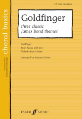Goldfinger: Three Classic James Bond Themes SA/Men  published by Faber