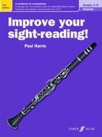 Harris: Improve Your Sight Reading Grade 4-5 for Clarinet published by Faber