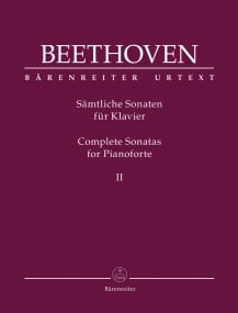 Beethoven: Complete Piano Sonatas Volume 2 published by Barenreiter