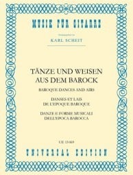 Baroque Airs and Dances for Guitar published by Universal Edition