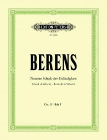 Berens: School of Velocity Opus 61/1 for Piano published by Peters