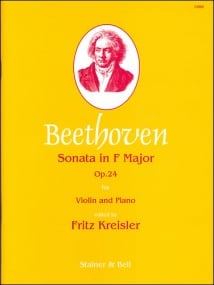 Beethoven: Sonata in F Opus 24 (Spring) for Violin published by Stainer & Bell