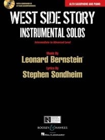 West Side Story Instrumental Solos - Alto Saxophone published by Boosey & Hawkes (Book & CD)