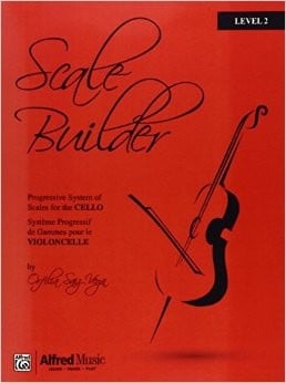 Scale Builder for Cello Level 2 published by Alfred