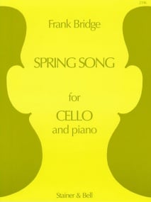 Bridge: Spring Song for Cello published by Stainer and Bell