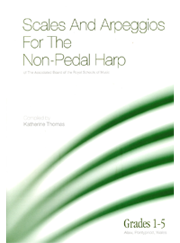 ABRSM Scales & Arpeggios for Non-pedal Harp Grades 1-5 published by Alaw