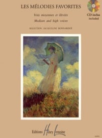 Melodies Favorites for Medium & High Voice published by Lemoine (Book & CD)