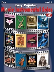 Easy Popular Movie Solos Level 1 - Flute published by Alfred (Book & CD)
