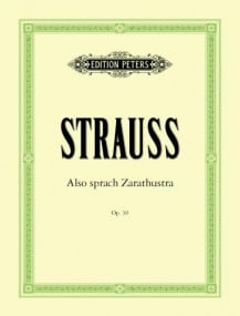 Strauss: Also Sprach Zarathusthra Opus 30 for Piano published by Peters