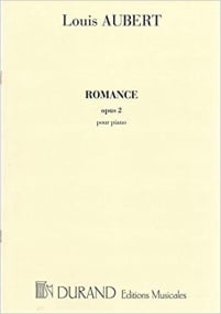Aubert: Romance Opus 2 for Piano published by Durand