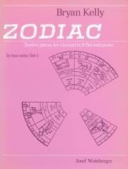 Kelly: Zodiac Set 1 for Clarinet published by Weinberger