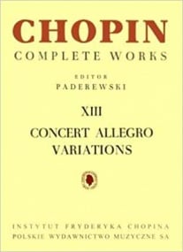 Chopin: Concert Allegro Variations for Piano published by PWM