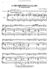 Anderson: Trumpeter's Lullaby published by Alfred
