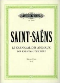 Saint-Saens: Carnival of the Animals for Piano Duet published by Peters
