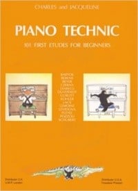 Piano Technic - 101 Studies for Beginners by Charles and Jacqueline published by Lemoine
