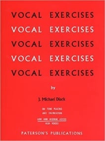 Diack: Vocal Exercises On Tone Placing And Enunciation for Low/Medium Voice published by Paterson