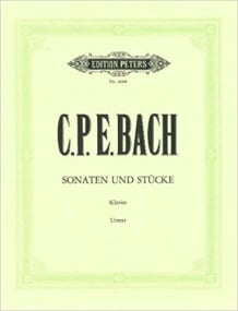 C P E Bach: Sonatas and Pieces for Piano published by Peters