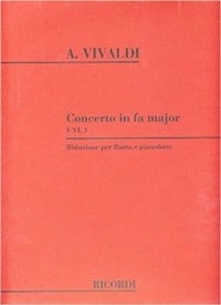 Vivaldi: Concerto in F FVI/1 (RV442) for Flute or Recorder published by Ricordi