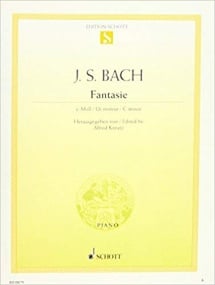 Bach: Fantasy in C Minor for Piano published by Schott