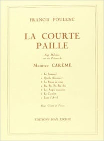 Poulenc: La Courte Paille published by Eschig