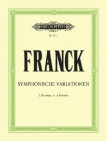 Franck: Symphonic Variations for Two Pianos published by Peters