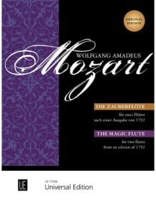 Mozart: The Magic Flute for Two Flutes published by Universal