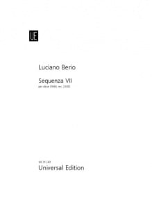 Berio: Sequenza VII for Oboe published by Universal