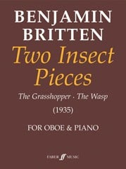 Britten: Two Insect Pieces for Oboe published by Faber