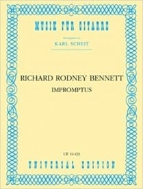 Bennett: Impromptus for Guitar published by Universal