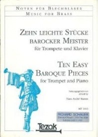 Ten Easy Baroque Pieces for Trumpet published by Tezak