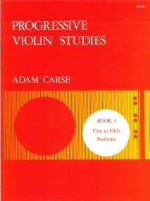 Carse: Progressive Violin Studies Book 4 published by Stainer & Bell