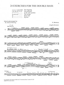 Bottesini: 24 Exercises for Solo Bass published by Stainer