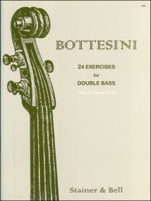 Bottesini: 24 Exercises for Solo Bass published by Stainer