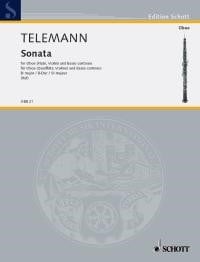 Telemann: Sonata in Bb for Oboe published by Schott