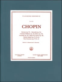 Chopin: Collection of Favourite Pieces for Piano published by Augener