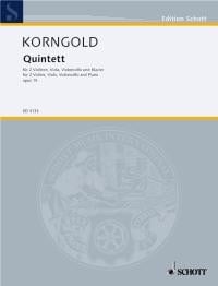 Korngold: String Quintett Opus 15 published by Schott