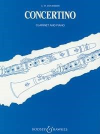 Weber: Concertino in Eb Opus 26 for Clarinet published by Boosey & Hawkes