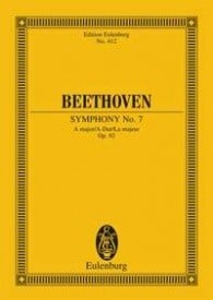 Beethoven: Symphony No 7 (Study Score) published by Eulenburg