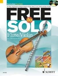 Free to Solo - Flute or Violin published by Schott (Book & CD)