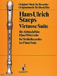 Staeps: Virtuoso Suite for Treble Recorder published by Schott