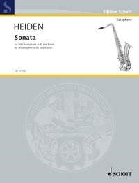 Heiden: Sonata for Alto Saxophone published by Schott