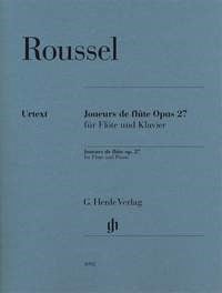 Roussel: Jouers De Flute Opus 27 for Flute published by Henle