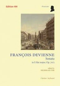 Devienne: Sonata in Eb Opus 70/2 for Clarinet published by HH