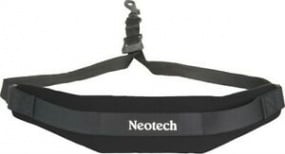 Neotech Soft Sax Strap Black Regular with Swivel hook