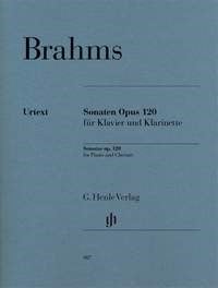 Brahms: Sonatas Opus 120/1 & 2 for Clarinet published by Henle Urtext