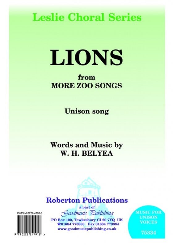 Belyea: Lions published by Roberton