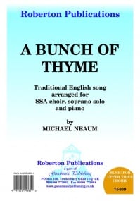 Neaum: Bunch of Thyme SSA published by Goodmusic
