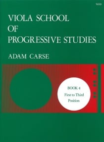 Carse: Viola School of Progressive Studies 4 published by Stainer & Bell